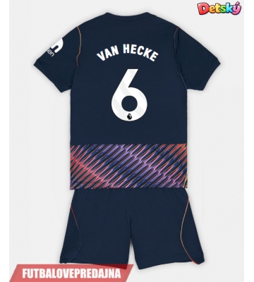 Lacne Dětský Futbalové dres Tottenham Hotspur Jan Paul van Hecke #6 2026-27 Krátky Rukáv - Preč (+ trenírky)